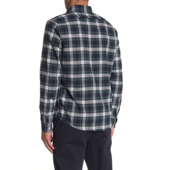 Slate & Stone Plaid Print Trim Fit Shirt - Picture 2 of 7